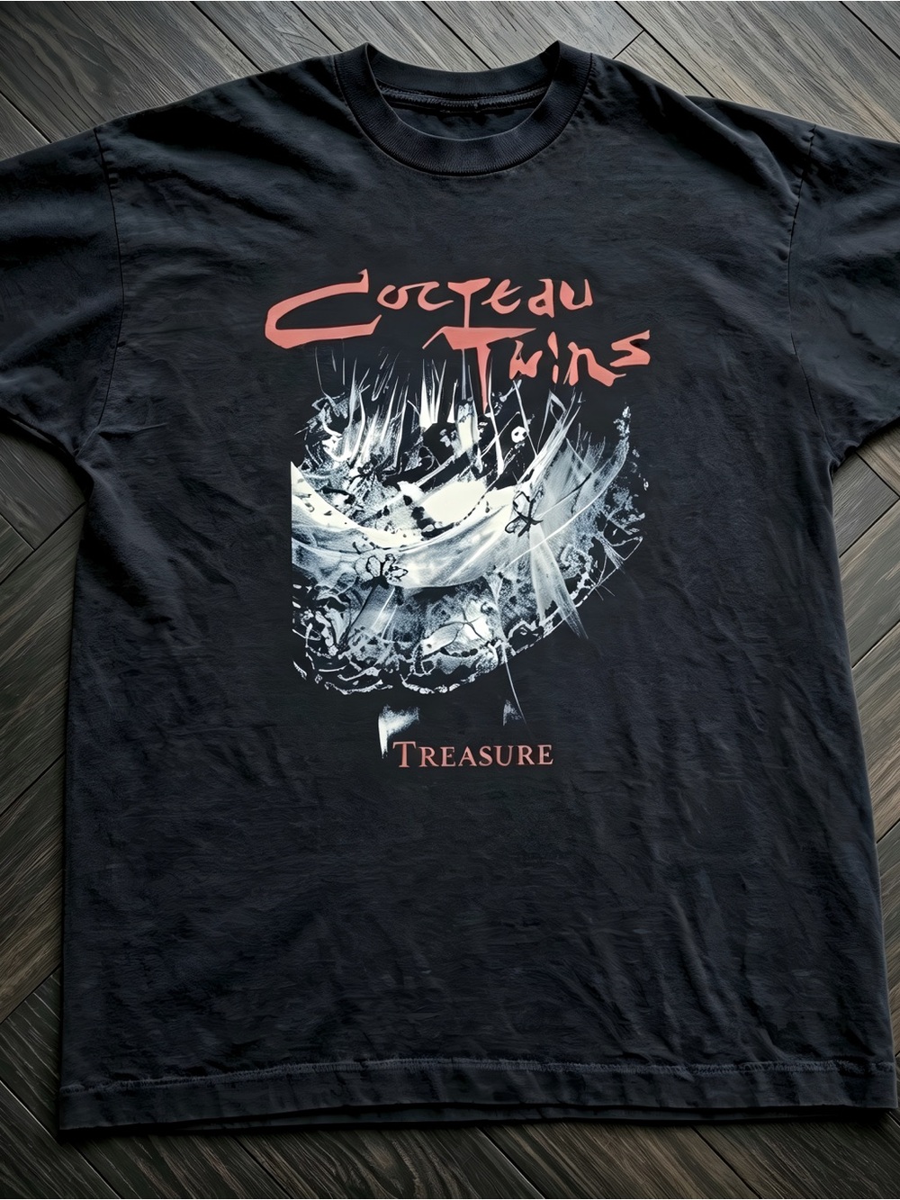 Vintage Cocteau Twins Treasure Album Print Indie Band Graphic T-shirt Unisex